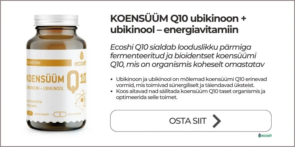 Q10_toidulisand_Ubikinoon_pluss_Ubikinool_vitamiin_Q10-Ecosh
