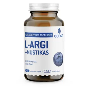 L-ARGINIIN + mustikas – veresooni toetav