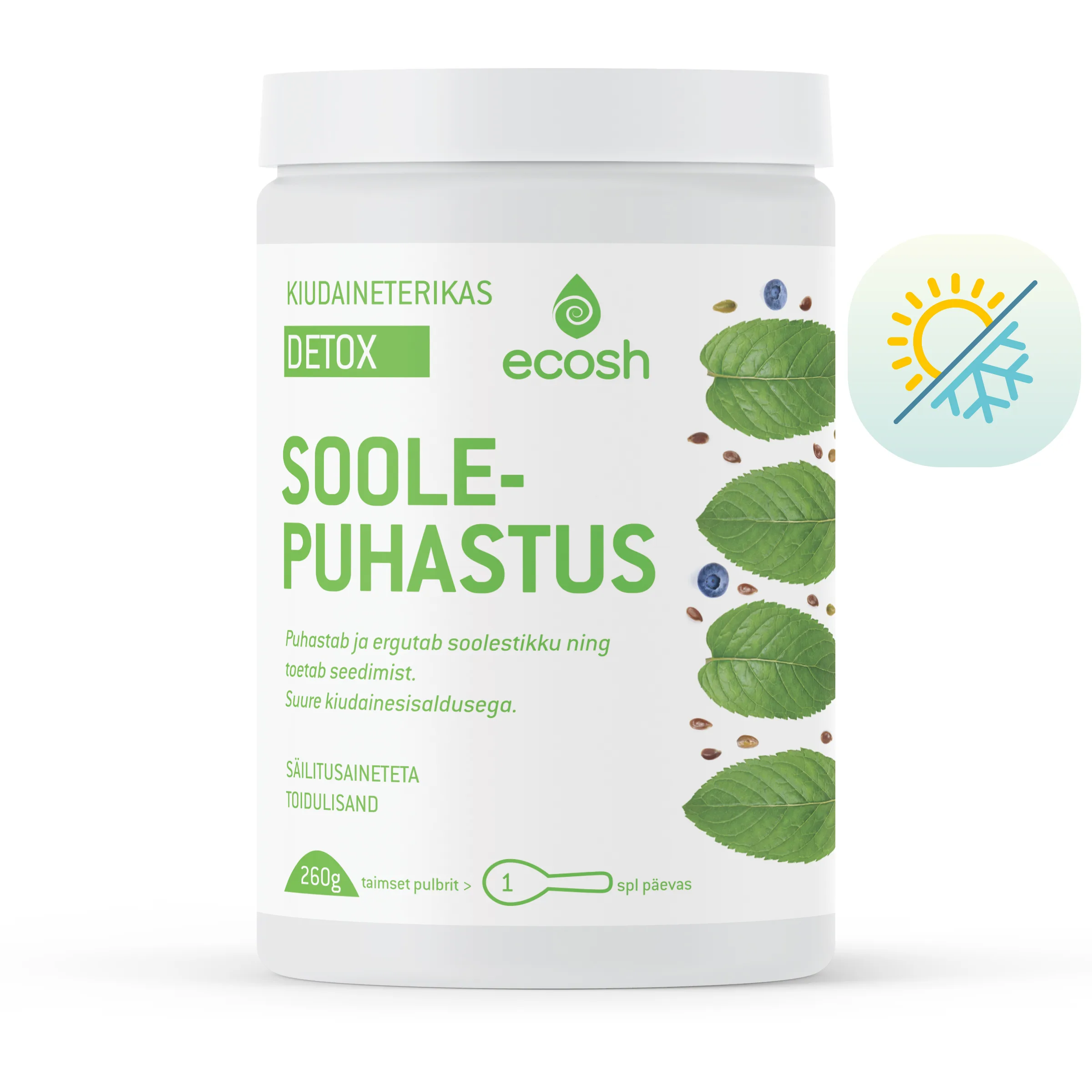 KIUDAINETERIKAS SOOLEPUHASTUS  – detox