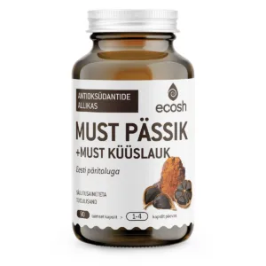 MUST PÄSSIK + MUST KÜÜSLAUK – antioksüdantide allikas