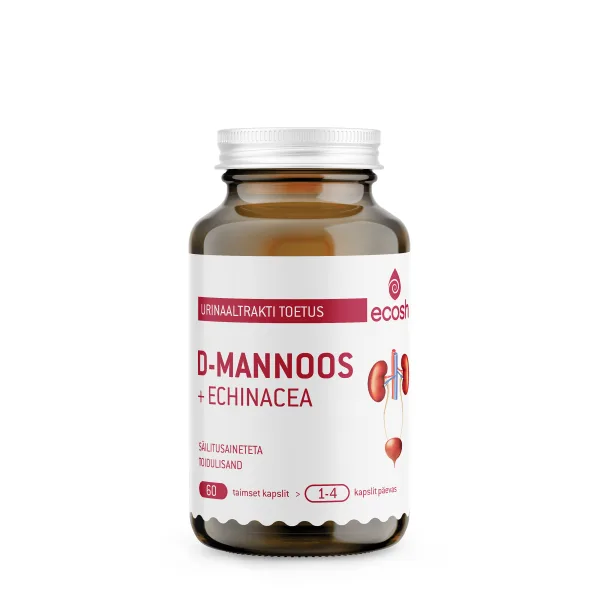 D-Mannoos + Echinacea – põie tööd toetav