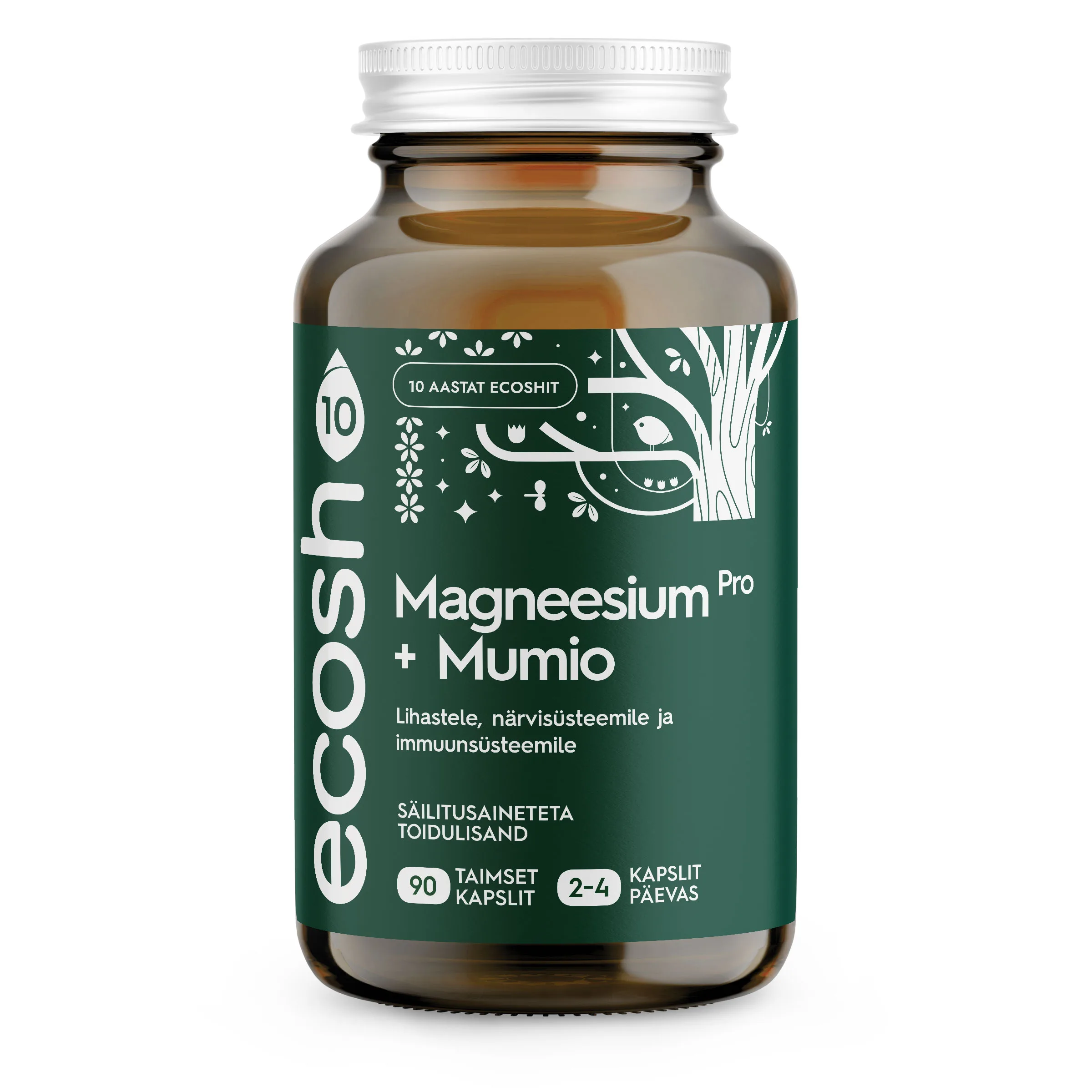 Magneesium PRO + Mumio – lihastele, närvisüsteemile, immuunsüsteemile