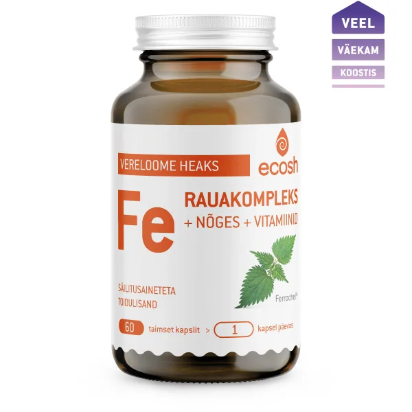 RAUAKOMPLEKS + NÕGES + VITAMIINID – vereloomele