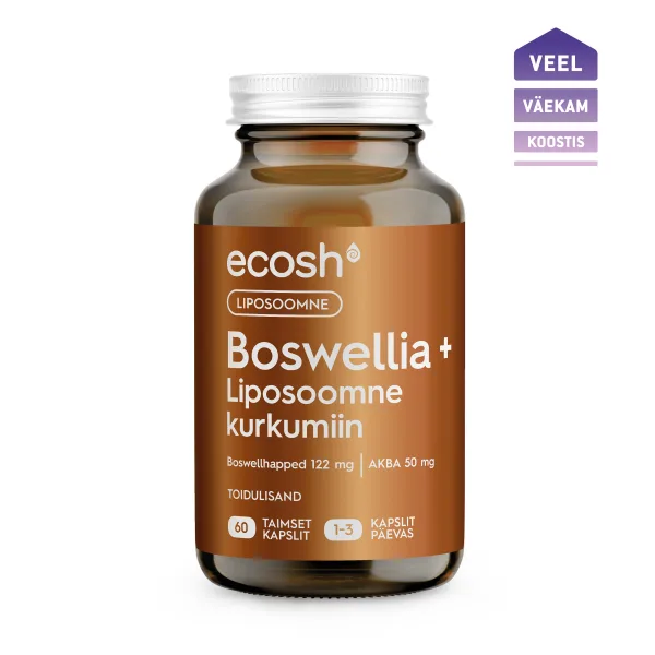 BOSWELLIA + LIPOSOOMNE KURKUMIIN – looduslik abi valu korral