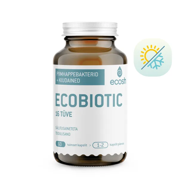 Ecobiotic 16 tüve piimhappebakterid + kiudained