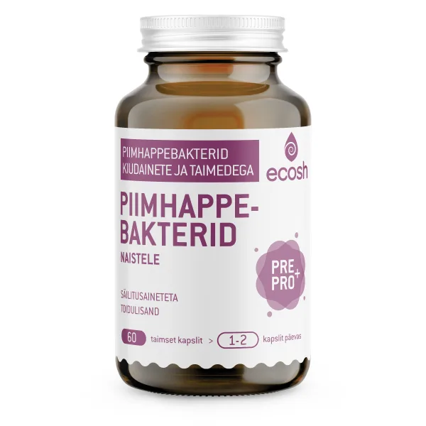 Ecobiotic naistele piimhappebakterid + kiudained + taimed