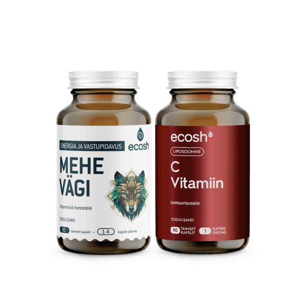 MEHE VASTUPIDAVUSE KOMBO: Mehe Vägi (N90) + Liposoomne C-vitamiin (N90)