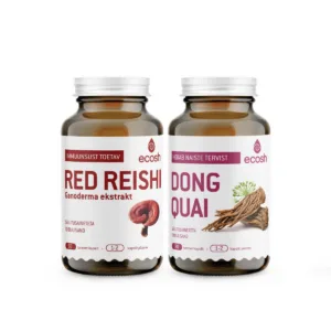 NAISE TERVISE KOMBO: Red Reishi (90 kapslit) + Dong Quai (90 kapslit)