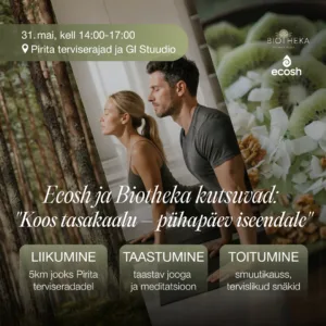 “Koos tasakaalu – pühapäev iseendale” sündmuse pilet