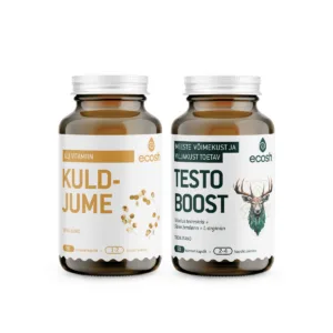 Naise ja mehe suvekombo: Kuldjume + Testoboost